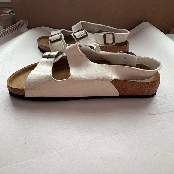 *Birkenstocks Women’s Size 38 US 7 White Leather - Picture 5 of 15